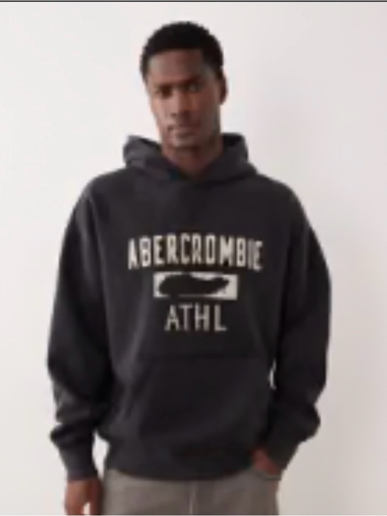 Abercrombie & Fitch Tops - Abercrombie & Fitch Blue/gray Hoodie